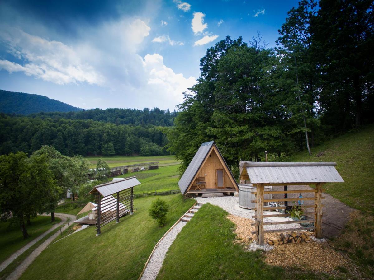 Puzman Farm Glamping Villa Radovljica Ngoại thất bức ảnh